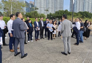 大灣區低空經濟聯盟考察數碼港低空經濟場景 2